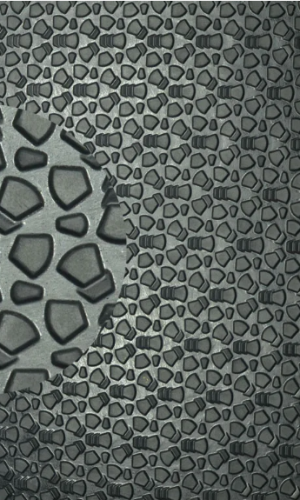 Резина набоечная каучуковая BISSELL ,цв. черный 380*95*6.2mm