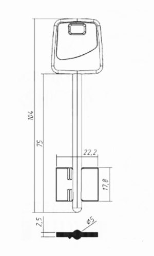 APECS APS5DP(Синий) АПЕКС ПЛАСТИК