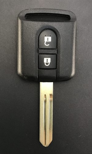 Ключ под чип 2 кнопки Nissan qashqai