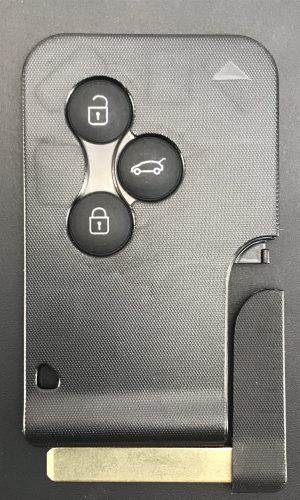 Корпус карты Renault 3 кнопки