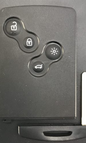 карта Renault 4 кнопки без кейлесго чип 46 7952