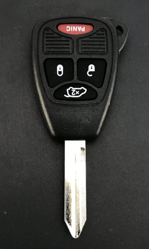 Ключ под чип 3 кнопки волна Dodge Chrysler