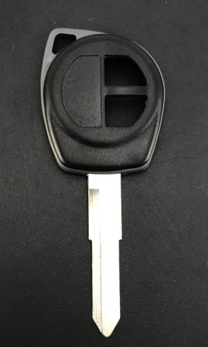 Ключ под чип 2 кнопки Suzuki (с резиновыми кнопками)