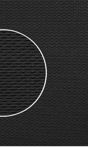 Резина набоечная РОМБ  цв. чёрный (Полоска) 36×10.5×8 мм