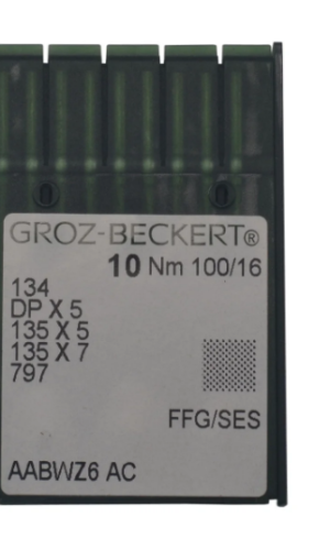 Иголка к швейной машинке “Версаль”(1шт.), GROZ-BECKERT,134 DP*5 №100/16