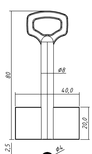 СЕЙФ-2Ф-8Х80 (SEF 11D)