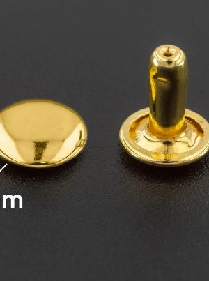 Заклепки медные 6мм цв.золото(10 шт)