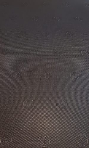 Резина подмёточная Topy, р. 38cm*28.5cm*2мм, цв. коричневый(пол листа)