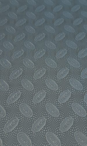 Резина подмёточная FAVOR, р. 38cm*28.5cm*1.2мм, цв. светло серый(пол листа)