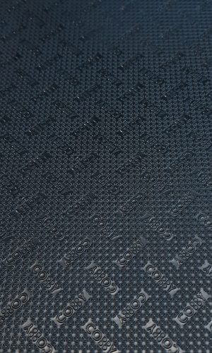 Резина подмёточная COBBY, р. 38cm*28.5cm*1.8мм, цв. чёрный black(пол листа)