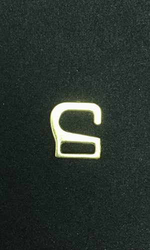 Крючки «ленивая застежка», р.маленький-15*16 мм,цв. "золото"