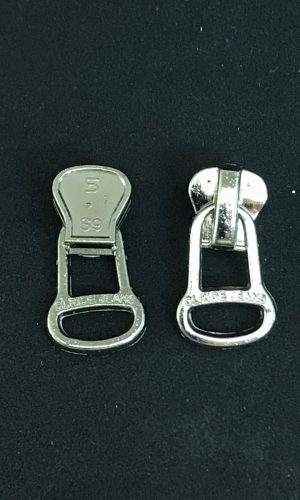 Бегунок №5 на тракторную пластиковую молнию (с фиксатором), цв. никель, арт. HH-2286 одёжка