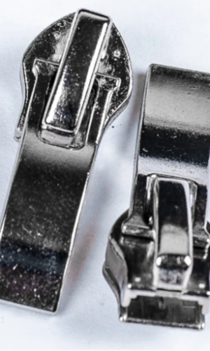 Бегунок №7 на спиральную молнию , art.015-н, цв. тем. никель