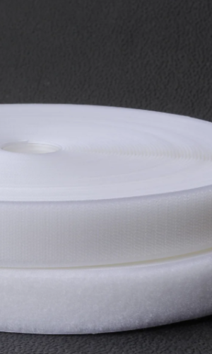 Застежка липучка 20мм белая, 100% нейлон, для обуви, рюкзаков, сумок, одежды 50см