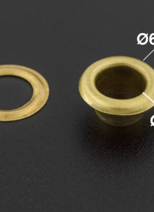 Люверсы медные d3mm (10шт.)