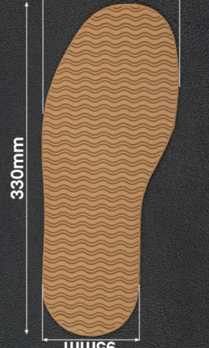 След подошвы обуви Favor, бежевый art.106