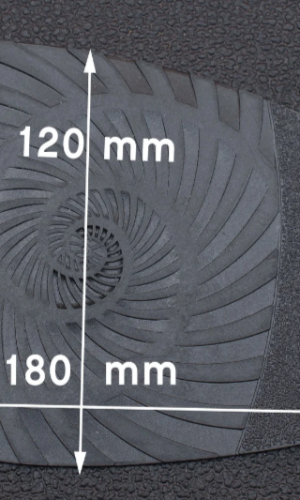 Подметка резиновая BISSELL, art.RB 562, цв. чёрный