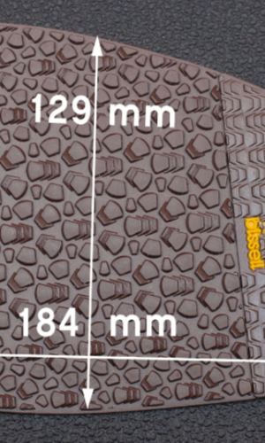 Подметка резиновая BISSELL, art.RB 52B, цв. коричневый