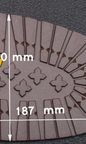 Подметка резиновая BISSELL, art.RB 518S, цв. коричневый