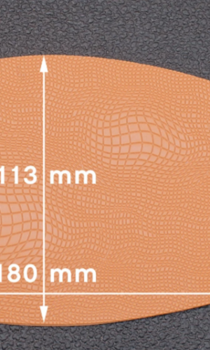 Подметка формованная резиновая FAVOR-рептилия, т. 1.5 мм, р. средний, цв. бежевый (13)