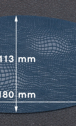Подметка формованная FAVOR-рептилия, т. 1.5 мм, р. средний, цв. темно-синий (8)