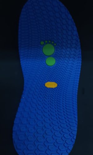 Резиновая подошва/след для обуви BISSELL, т.3,65 мм, цв. синий