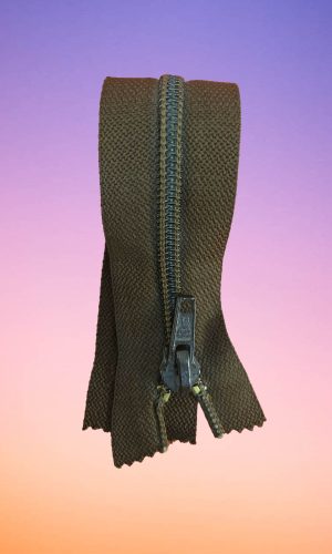 Молния 20 см (22см) Коричневая