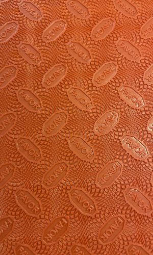 Резина набоечная Favor Темно красный 9,5x38x6mm