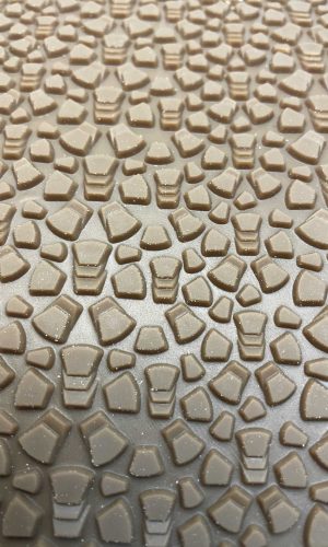 Резина Набоечная BISSEL 9.5 x 57 x 6mm  khaki (1/6 листа)