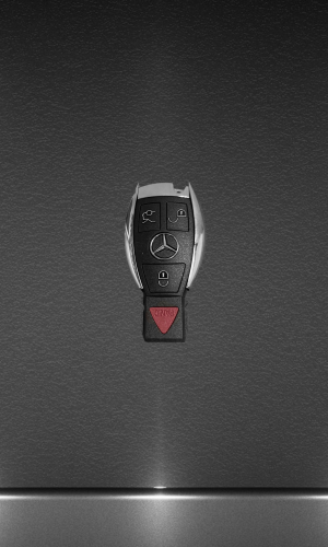 Корпус Mercedes 3 кнопки + 1 Panic