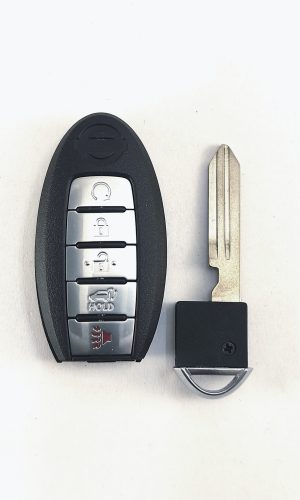 Смарт ключ Nissan (5 кнопок) (Logo)