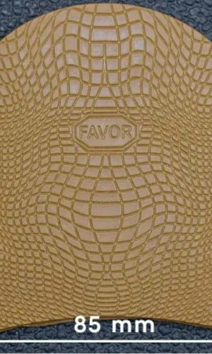 Набойка Favor-рептилия 6.6мм цвет светло-коричневый