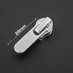 Бегунки №7 на спиральную молнию светлый никель (XBH-021)