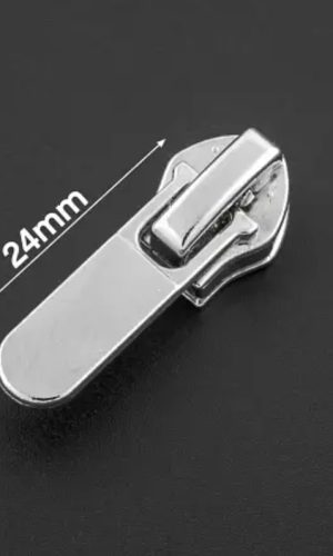 Бегунки №7 на спиральную молнию светлый никель (XBH-021)