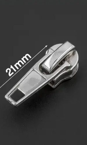 Бегунки №5 на спиральную молнию (Италия|Italy) цвет никель