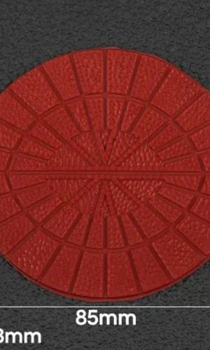 Косяк на кроссовок 02N толщина 3.3-2.3 мм Цвет: крассный