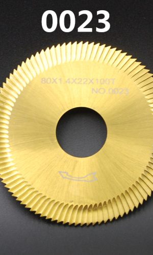 Боковая фреза №0023 HSS (80*1.4*22*100T) для станка Wenxing 100g, 100g2, 100g3, 202A