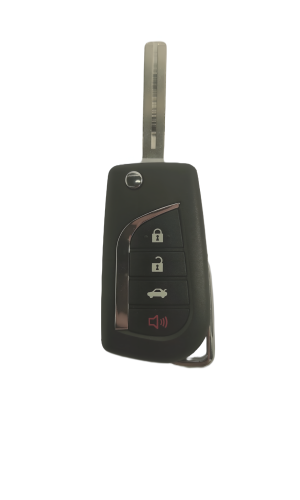 Корпус с жалом TOYOTA 4 КНОПКИ + Логотип