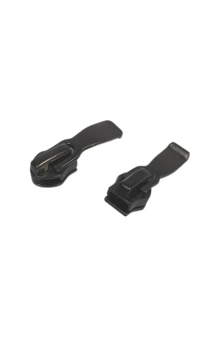 Бегунок №7 на спиральную молнию, цв. тем. никель (хром)