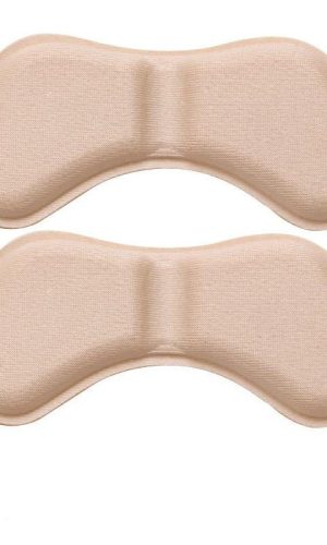 Вкладыши подушки под пятку для обуви на каблуках цвет: бежевый (для комфорта верхней части пятки)