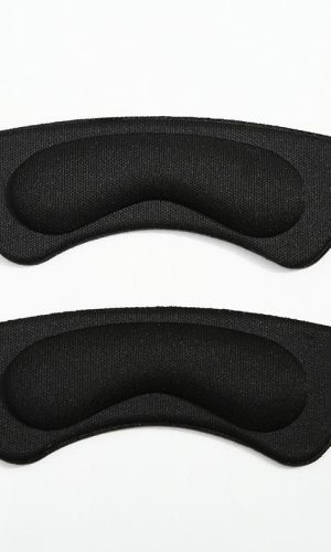 Вкладыши подушки под пятку для обуви на каблуках цвет: черный (для комфорта верхней части пятки)