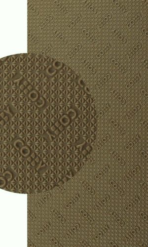 Резина набоечная COBBY, КОБИ, цв. тропик (Полоска) 9.5x38x6.2mm