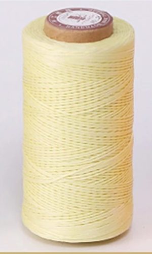 плоский шнур 0,8 мм 50 метров цвет беж-лимон