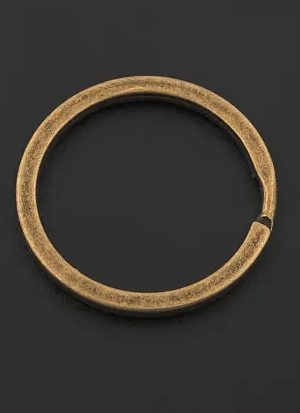 Плоское кольцо Цвет: Антик. d-30