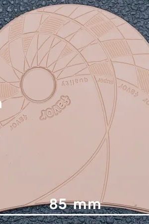 Набойка Favor размер средний, толщина 6.6мм, цвет: бежевый (13)