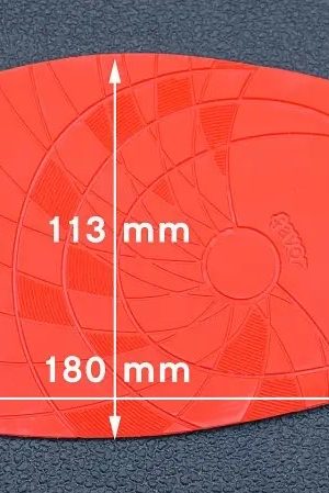 Подметка Favor размер средний, толщина 1.5мм, Цвет: красный