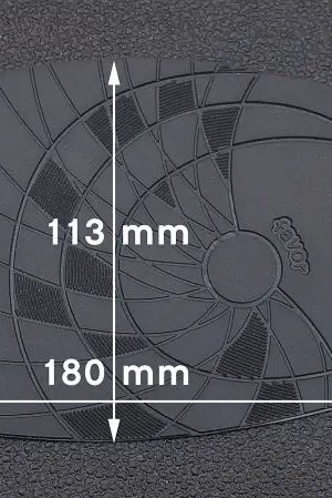 Подметка Favor размер средний, толщина 1.5мм, Цвет: черный