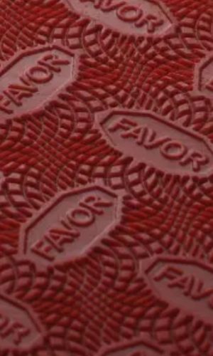 FAVOR тёмно красный38*28,5* 1,2мм (пол листа)