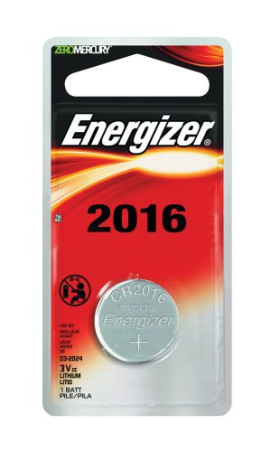 Energizer ECR2016BP Coin Cell Battery, 3 V Battery