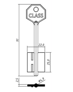 CLA-5G JMA (точные размеры!!!!) КЛАСС 3